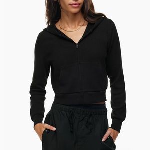 Aritzia Waffle Zip Up